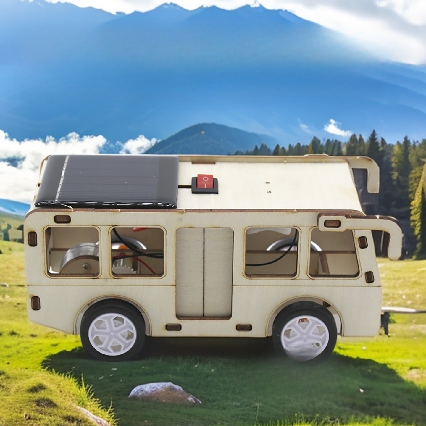 Zelfbouwmodel van een bus op z - Renewable Energy Model recensie en prijs
