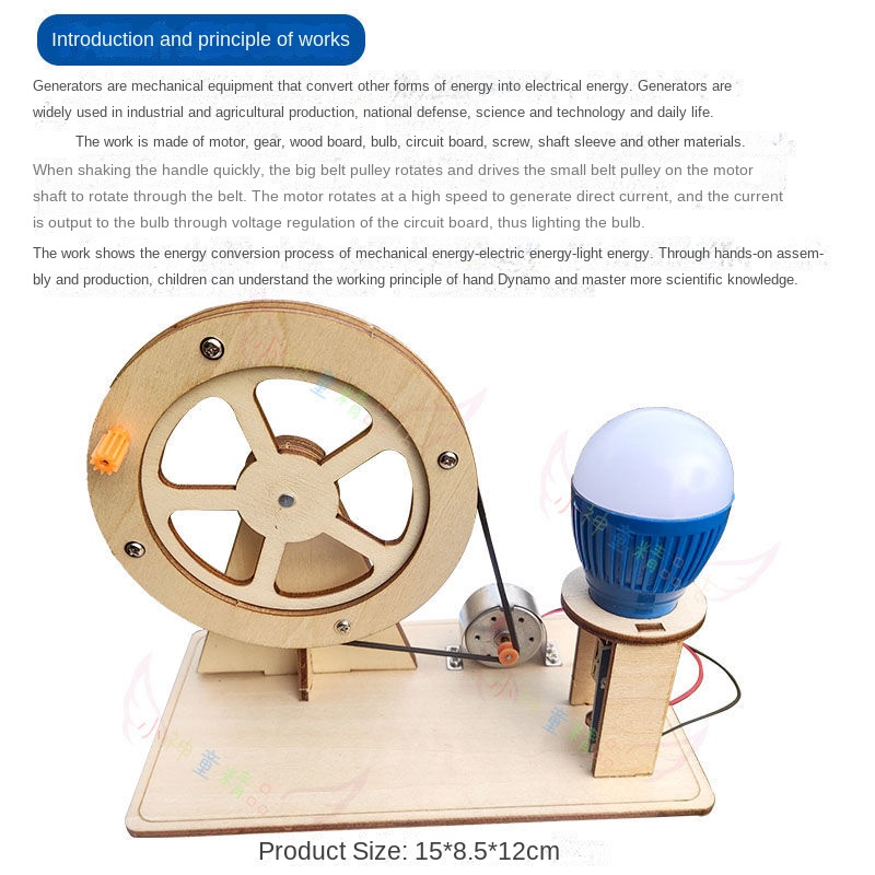 Handbediende generator Handgem - Renewable Energy Model recensie en prijs